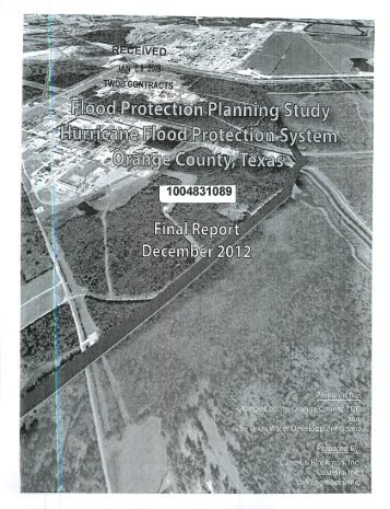 Flood Protection Planning Study Hurricane Flood Protection System ...