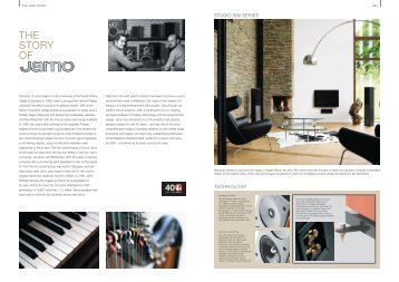 Jamo Studio brochure - Pacific Hi Fi Liverpool