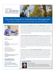 Executive Program in Gold Reserves Management - World Gold ...