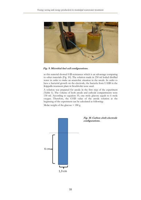 Exergy saving and exergy production in municipal wastewater ...