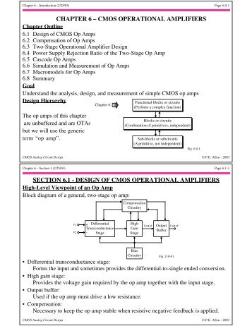 Chapter 6 - Analog IC Design.org