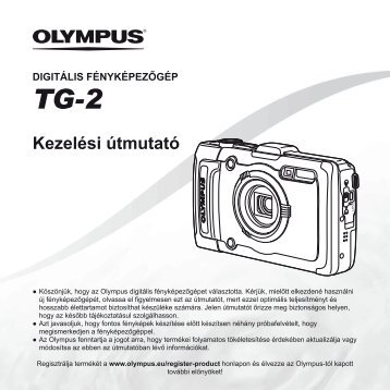 KezelÃ©si ÃºtmutatÃ³ TG-2 - Olympus