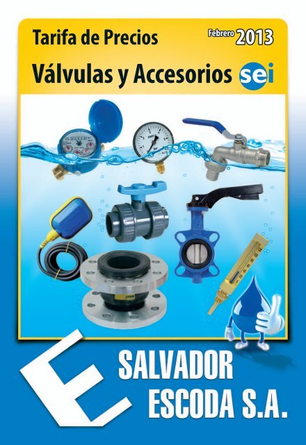 Tarifa de Precios - Válvulas y Accesorios SEI - Salvador Escoda SA