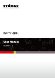 EW-7438RPn User Manual - ::: EDIMAX Technology