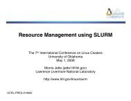 Resource Management using SLURM