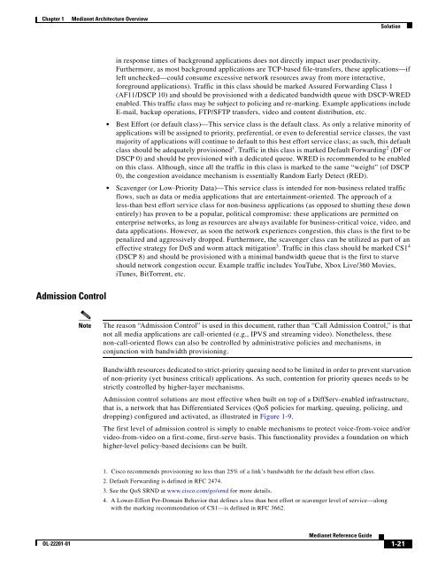 Medianet Reference Guide - Cisco