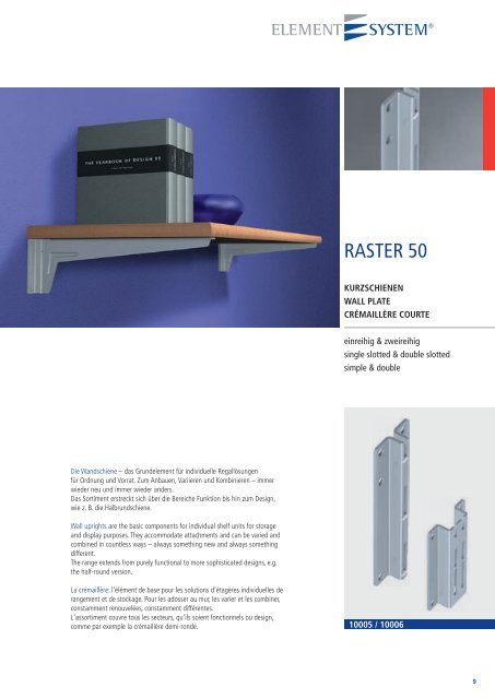 Regalsystem ELEMENT-SYSTEM - AG fÃƒÂ¼r Schule & Raum