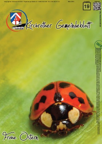 Nr. 19 (MÃ¤rz 2013 - 36 Seiten) - Gemeinde Kirchroth