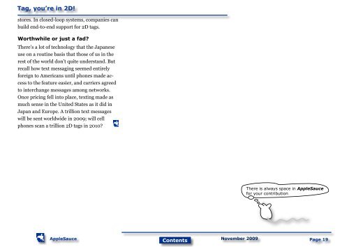 AppleSauce, December 2009 - South Australian Apple Users' Club