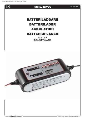 batteriladdare batterilader akkulaturi batterioplader - Biltema