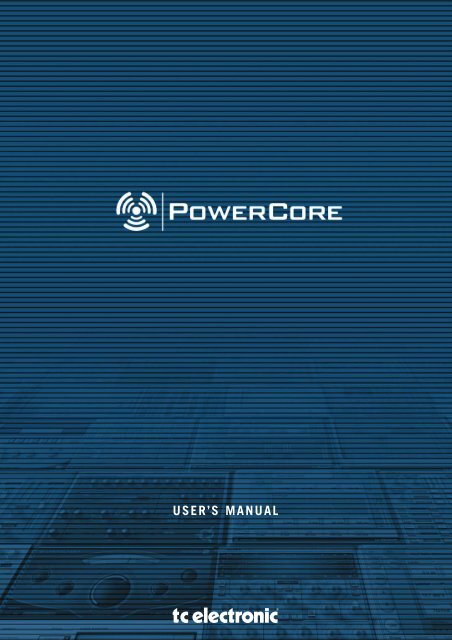 PowerCore 6000 Manual English - TC Electronic