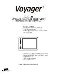 Voyager AOM681 Manual (PDF) - Ward Electronics