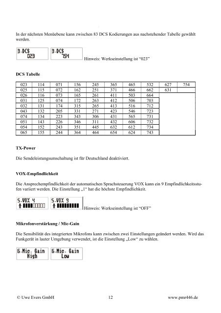 Handbuch Wintec Mini 46 als pdf-file