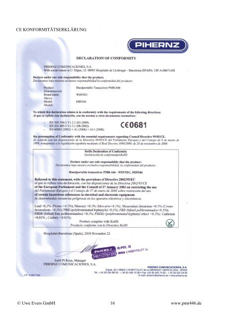 Handbuch Wintec Mini 46 als pdf-file