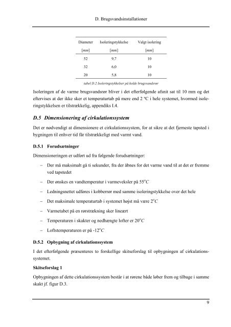 Installationsteknik (bilagsrapport) - It.civil.aau.dk