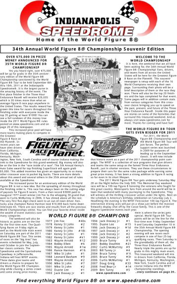 WF8 2010 Newspaper - Indianapolis Speedrome