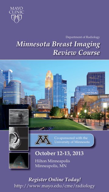 PRTbooklet - Breast Imaging Review Course ... - Mayo Clinic