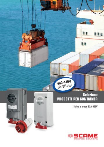 Selezione PRODOTTI PER CONTAINER - Scame Parre S.p.A.