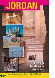 A3 Jordan Brochure.indd - Worldwide Holidays