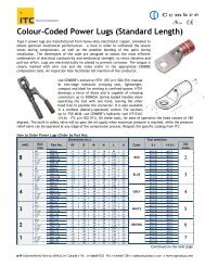 Colour-Coded Power Lugs (Standard Length)