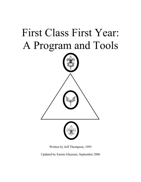 First Class First Year: A Program and Tools - Pioneering Projects