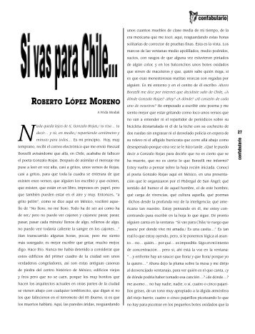 RobeRto LÃ³pez MoReno - Revista EL BUHO