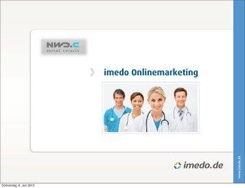 imedo Onlinemarketing - NWD.C dental consult