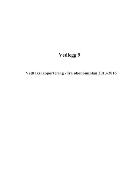 1. tertialrapport 2013 (pdf). - Drammen kommune