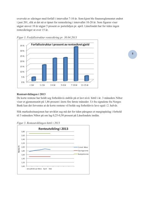 1. tertialrapport 2013 (pdf). - Drammen kommune