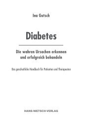 Leseprobe: Diabetes - Hans Nietsch Verlag