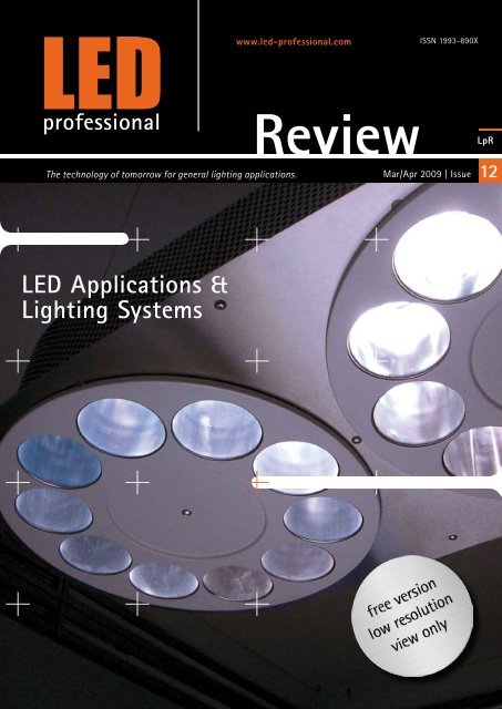 Led Applications Lighting Systems Fonarevka