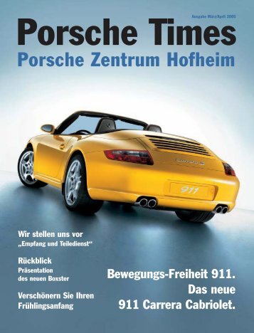 Ausgabe März/April 2005 - Porsche