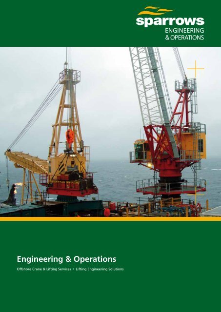 Sparrows Engineering & Operations 12 page brochure (UK version)