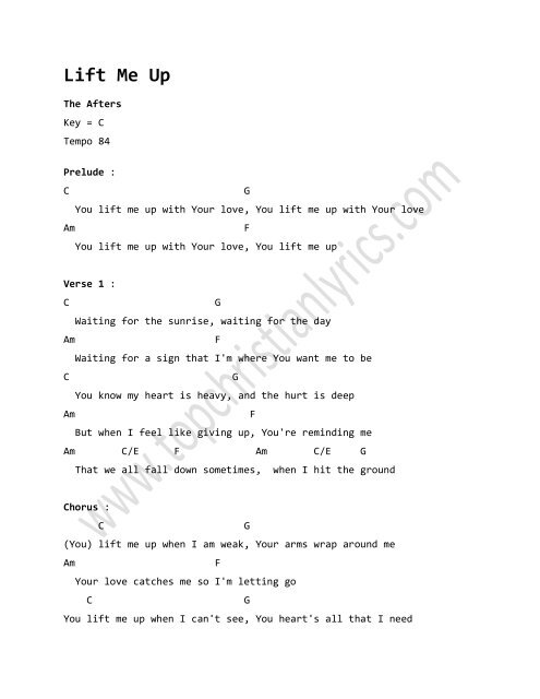 Closer Wrap Me In Your Arms Lyrics Wrap Me In Your Arms Guitar Chords