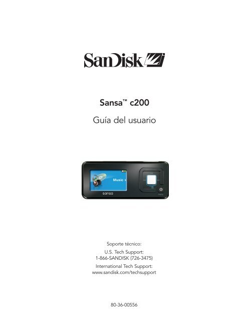 Sansa c200 UG_Sps.qxd - SanDisk