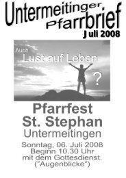 2008-07 - Lechfeld-Pfarreien