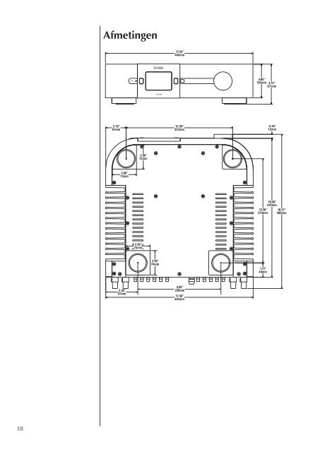 Gebruiksaanwijzing CAP-2100 Twee Kanaals ... - ClassÃ© Audio