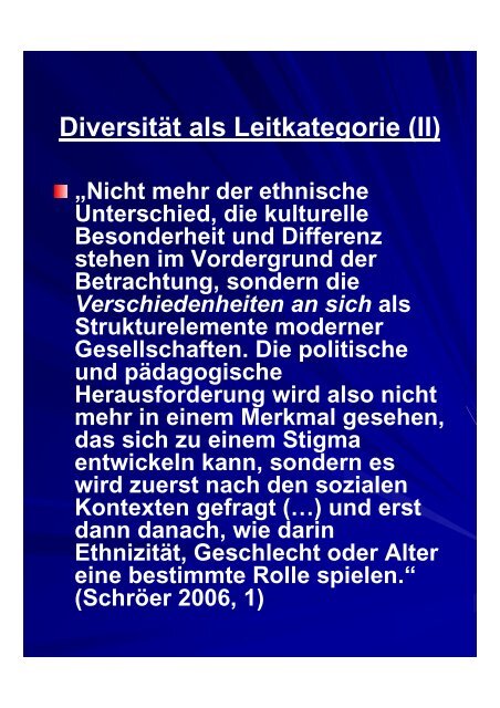 Von Interkultureller Kompetenz, Gender-Kompetenz zu Diversity ...