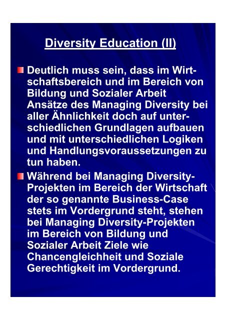 Von Interkultureller Kompetenz, Gender-Kompetenz zu Diversity ...