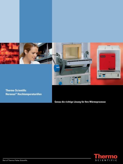 Thermo Scientific HeraeusÂ® HochtemperaturÃ¶fen - Fisher Scientific