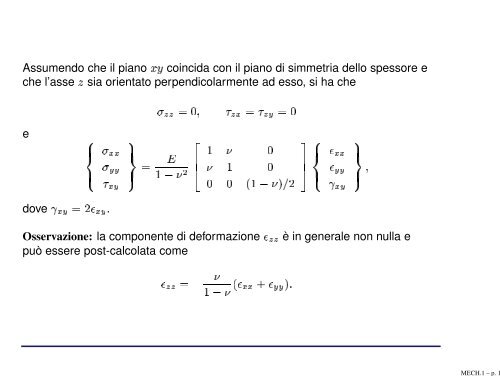 Sul metodo degli elementi finiti applicato a problemi di elasticitÃƒÂ  piana