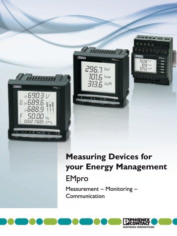 Measuring Devices for your Energy Management ... - Phoenix Contact
