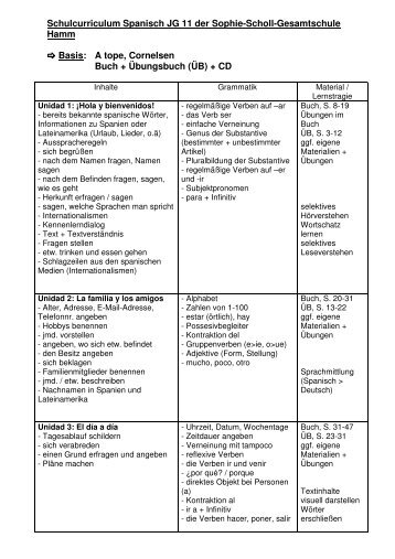 Curriculum Spanisch Jahrgang 11_neu A tope 2012 web