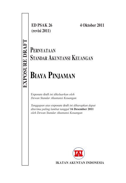 ED PSAK 26 Ã¢Â€Â“ Biaya Pinjaman - Blog Staff UI