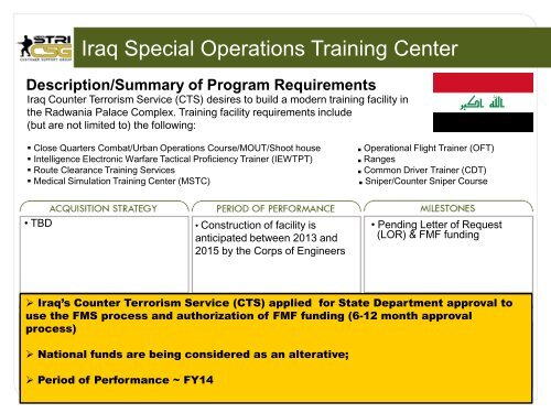 FMS (Mr. Pye) - PEO STRI - U.S. Army