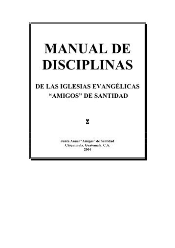 MANUAL DE DISCIPLINAS - Radio Verdad