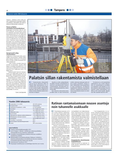 Tampere-lehti 4/2005 - Tampereen kaupunki