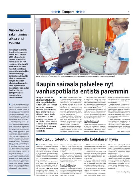 Tampere-lehti 4/2005 - Tampereen kaupunki