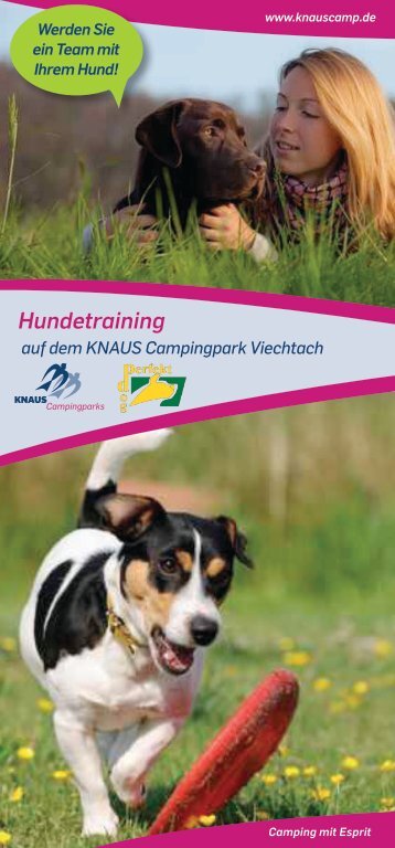 Hundetraining - Knaus Campingparks