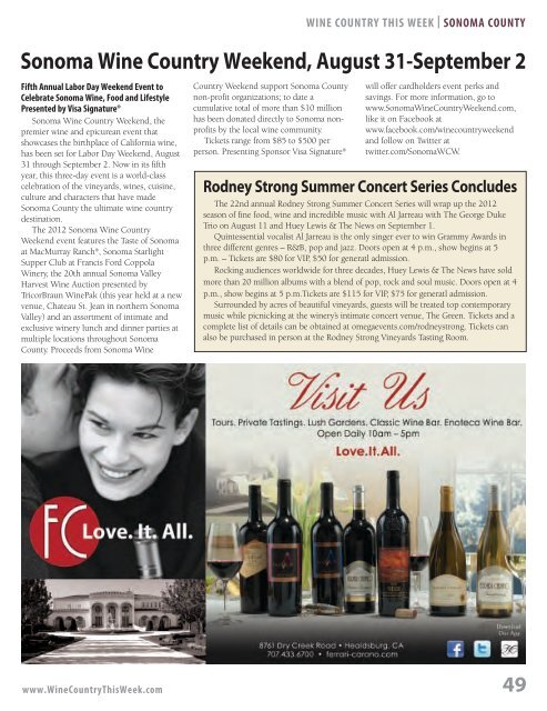 View As PDF - Wine Country This Week